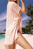 hulianfu  Hollow See-Through Swimwear Cover-Up