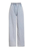 hulianfu Denim Girly Bandeau Pant Suit