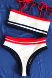 hulianfu Solid Color Swimsuit