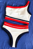 hulianfu Solid Color Swimsuit