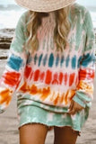 hulianfu hulianfu Tie-dye Blue Mini Dress(4 Colors)