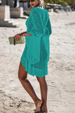 hulianfu Hollow Knitted Beach Cover-up(4 Colors)