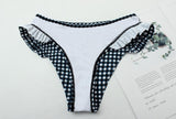 hulianfu Plaid Split Swimsuit