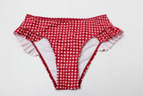 hulianfu Plaid Split Swimsuit