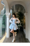 Summer Women's Dress Sexy Fashion Short Skirt Puffy Party Dress Off The Shoulder Backless Prom Dresses for Women Princess Dress