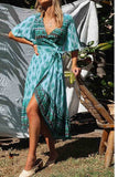 hulianfu hulianfu Bohemian Printed Midi Dress(3 colors)