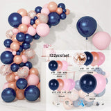 HULIANFU QIFU Macaron Balloons Garland Latex Ballons Arch Happy Birthday Party Decor Kids Adult Wedding Baloon Chain Baby Shower Balon