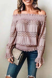 hulianfu hulianfu Flounce Design Dusty Blouse (7 Colors)