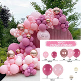 HULIANFU QIFU Macaron Balloons Garland Latex Ballons Arch Happy Birthday Party Decor Kids Adult Wedding Baloon Chain Baby Shower Balon