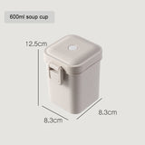 HULIANFU Wheat straw lunch box for kids plastic food storage container snacks box japanese style bento box with tableware soup cup