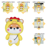 HULIANFU LMDZ Fashion Lovely Wool Felting Fabric Materials Handcraft Needle Felting Kit Doll Twelve zodiac for Needle Material Bag Pack