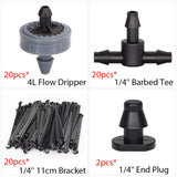 HULIANFU RBCFHl 5-100m 4/7mm PVC Garden Watering Hose  Micro Irrigation Pipe Drip Irriation Tubing Sprikler for Lawn Balcony Greenhouse