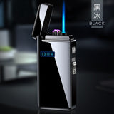 HULIANFU Windproof Arc Usb Lighter Gas Lighter Metal Survival Torch Turbo Lighters Plasma Lighter Survival Lighters Gadgets for Men