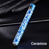 HULIANFU Mini Cigarette Lighter Grinding Wheel Flint Free Fire Butane Gas Lighter Portable Can Be Placed Cigarette Box Smoke Accessories