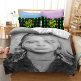 HULIANFU Popular Billie Pattern Duvet Cover Set Pillowcase Printed Bedding Set Single Double Twin Full Queen King Size for Bedroom Decor