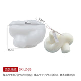 HULIANFU Scented Candle Mold DIY Wool shape Candle Silicone Casting Mold Handmade Candle Soap Making Wax Mold Handcraft Home Decoration