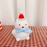 HULIANFU W&amp;G Kawaii Night Light Cartoon Creative Night Light Unplugged Bunny Decoration Bedroom Bedside Lamp Desk Lamp Home Decoration