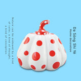 HULIANFU Pumpkin Kusama Yayoi  Artist Modern Sculpture Polka Dot Art home interior Decorations office arts wedding christmas