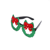 HULIANFU 2023 Christmas Headbands Christmas Tree Reindeer Antlers Hairband Xmas Party Kids Hairhoop  Christmas Glasses Photo Booth Props