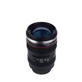 HULIANFU Stainless Steel Camera EF24-105mm Coffee Lens Mug White Black Coffee Mugs Creative Gift Coffee Cups canecas tazas vaso café