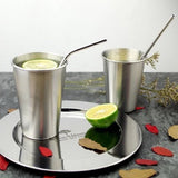 HULIANFU NorthernEurope Ins Industry Style 304 Stainless Steel Spray Paint Beer Cup Cold Water Drinks Cup Household Office Use Gargle Cup