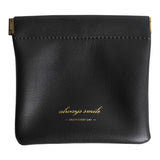 HULIANFU Lady Cosmetic Bag Small Portable Airpods Protective Sleeve Mini Bag Earphone Sundries Lipstick Storage Bag PU Leather Small Bag
