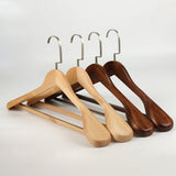 HULIANFU  Wood Clothes Rack Solid Wood Hanger Non-Slip Hangers Clothes Hangers Shirts Sweaters Dress Hanger Drying Rack for Home
