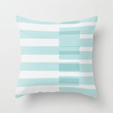 HULIANFU Super Hot Hipster Light Blue Green Mint Cushion Cases Modern Geometry Print Boho Decorative Pillowcase Sofa Couch Throw Pillows