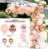 HULIANFU Macaron Balloons Garland Arch Rose Gold Confetti Ballon Wedding Birthday Baloon Birthday Party Decor Kids Baby Shower