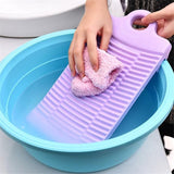 HULIANFU Plastic Washboard Antislip Thicken Washing Board Clothes Cleaning For Laundry Cleaning Tool Bathroom Accessories