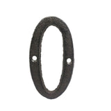 HULIANFU Metal Letters Numbers Cast Iron Decoration House Sign Doorplate DIY Cafe Wall CLH@8