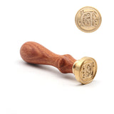 HULIANFU Retro Wood Stamp Classic 26 Letter A-z Alphabet Initial Sealing Wax Seal Stamp Ancient Seal Post Decorative Antique Stamp Gifts