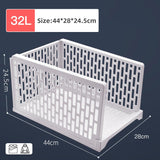 HULIANFU Stackable Wardrobe Drawer Cabinet Organizer Drawer Clothes Closet Storage Box Shelves Plastic Layered Partitions Storage Rack
