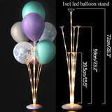 HULIANFU Table Balloon Arch Set Ballon Column Stand for Wedding Birthday Party Decorations Kids Balloons Accessories Christmas Decor ball