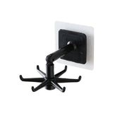 HULIANFU Kitchen Hook Multi-Purpose Hooks 360 Degrees Rotated Rotatable Rack For Organizer and Storage Spoon Hanger Accessories
