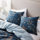 HULIANFU Topfinel Bedding Sets 100%Pure Cotton Soft Comforter Pattern Duvet Cover Pillow Shams Bedding Cover Double Single 3 PCS Bed Set