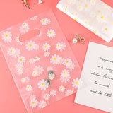 HULIANFU Small Plastic Bag for Jewelry/Earrings/Scarf/Socks Little Daisy Wedding Gift Bags Mini Packaging Bags for Business 25pcs/lot