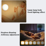 HULIANFU RGB Puck LED Light Remote Control Night Lamp Battery Powered Dimmable Multicolor Lamp for Kitchen Under Cabinet Closet Stairs