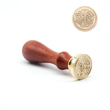 HULIANFU Retro Wood Stamp Classic 26 Letter A-z Alphabet Initial Sealing Wax Seal Stamp Ancient Seal Post Decorative Antique Stamp Gifts