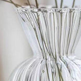 HULIANFU Simple Transparent Glass Small Vase Nordic Decoration Living Room Flower Home Vases For Flowers Aromatherapy Bottle