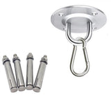 HULIANFU Stainless Steel Suspension Bracket Hammock Mount Ceiling Hook Anchor Hanger For Gym Training Aerial Yoga Sex Swing Hanging Kit