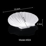 HULIANFU Melamine Dinnerware Imitation Porcelain Plate Shell Dish Hot Pot Restaurant Seasoning Dish A5 Melamine Tableware Dinner Plate