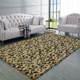 HULIANFU Luxury leopard Plush Carpet Living Room Decoration thick Bedroom Carpets Anti-slip Floor Soft Lounge mats Large Carpets Floor