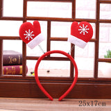 HULIANFU 2023 Christmas Headbands for Children Santa Elk Antlers Baby Headband Kids Diadem Elf Ears Horns Noel Navidad 2023 Hair Accessories