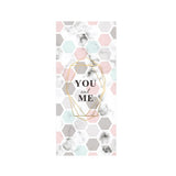 HULIANFU  Light Luxury Door Stickers Abstract  Poster Kitchen Door Stickers Pattern 3d Wallpaper Decoration Porte Home Decor EH50DS