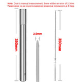 HULIANFU Skewers for Barbecue Reusable Grill Stainless Steel Skewers Shish Kebab BBQ Camping Flat Forks Gadgets Kitchen Accessories Tools