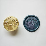 HULIANFU Wax Seal Stamp Retro Antique Sealing Wax Scrapbooking Stamps HEAD Wedding Decorative Metal Handle with love map Tree FLOWER ROSE