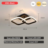HULIANFU Modern Led Aisle Light Ceiling Lights Cloakroom Corridor Balcony Foyer  Ceiling Lamp Acrylic Decoration Home Lustering Luminaire