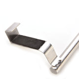 HULIANFU Over Door Towel Rack Bathroom Kitchen Cabinet Shelf Rack Stainless Steel Towel Hanging Holder Household Storage Supplies