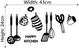 HULIANFU Kitchen Wall Stickers Vinyl Wall Decals for Kitchen English Quote Home Decor Art Decorative Stickers PVC Dining Room For Bar PVC